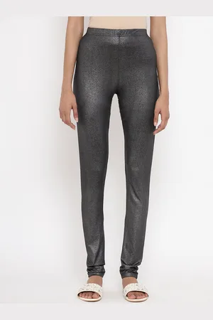 Elleven Women Black Solid Churidar
