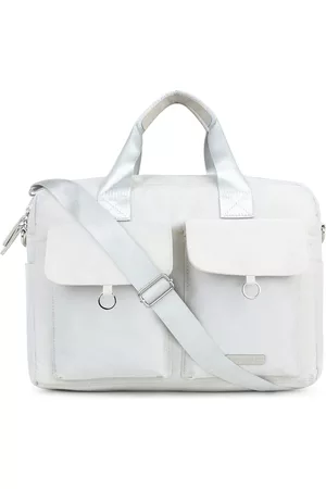 PROBUS Unisex Silver-Toned Laptop Bag