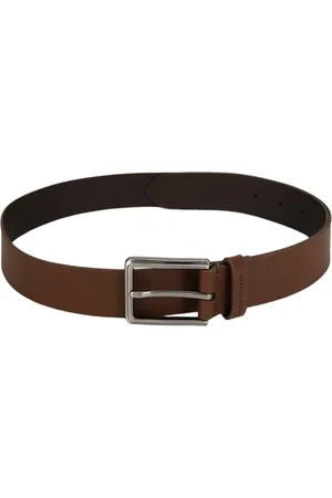 Simon Carter Men Brown Leather Formal Belt