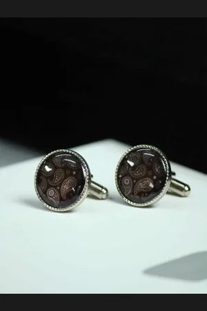Tossido Men Solid Brass Metal Premium Cufflink