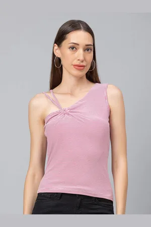 Globus Women Pink Striped Top