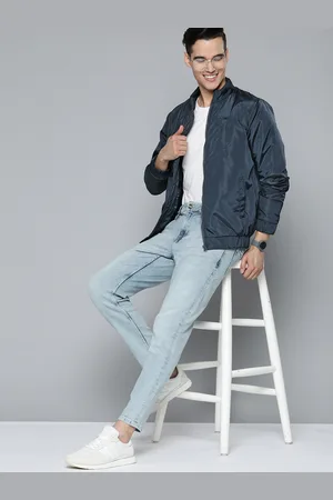 Mast & Harbour Men Teal Blue Tailored Jacket