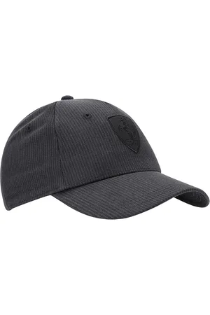 PUMA Unisex Black Self Design Ferrari LS BB Snapback Cap