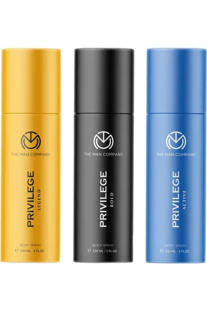 THE MAN COMPANY Men Set of 3 Privilege Body Sprays - 150 ml each