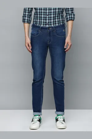 Flying Machine Men Navy Blue Jackson Skinny Fit Low-Rise Light Fade Stretchable Jeans