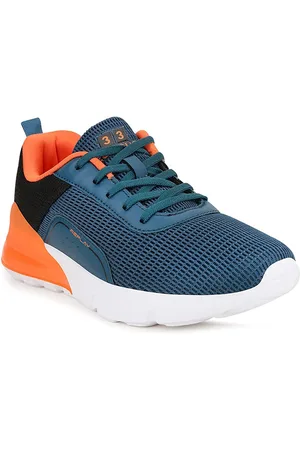 Campus Unisex Kids Blue Mesh Running Shoes