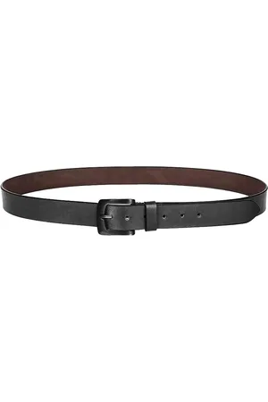 KAEZRI Men Black Leather Belt