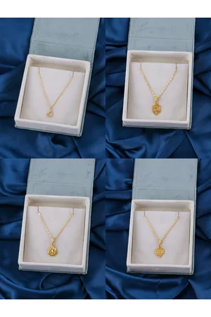 Brandsoon Set of 4 Brass Gold-Plated Chains