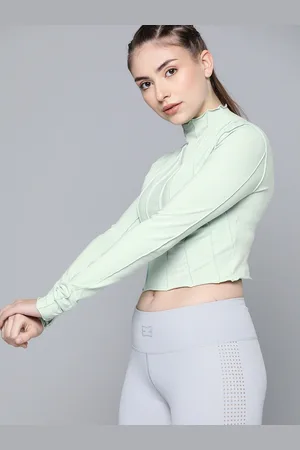 Reebok Women Green WDE Trend Long Sleeves T-shirt