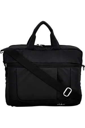 yelloe Unisex Multi Compartment Black Laptop Bag