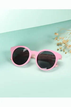 Carlton London Girls Black Lens & Pink Cateye Sunglasses CLSG044