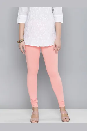 HERE&NOW Women Pink Solid Leggings
