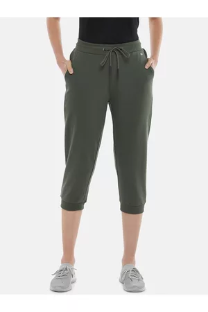 Pantaloons Women Olive Green Capris