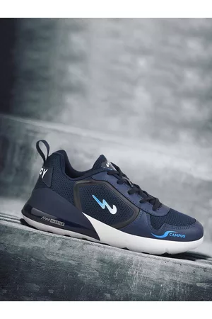 Campus Unisex Kids Navy Blue Mesh Running Shoes