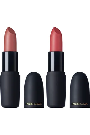 FACES CANADA Set of Weightless Matte Hydrating Lipsticks - Buff Nude & Peach Candy