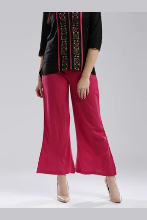 Buy Next One Women Relaxed Straight Leg High Rise Formal Trousers - Trousers  for Women 23367516 | Myntra