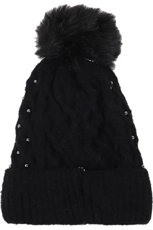 Ellis Women Black Acrylic Caps