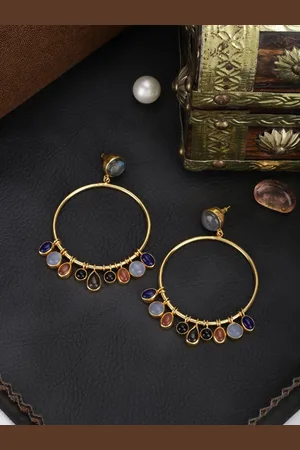 Berserk Multicoloured Circular Drop Earrings