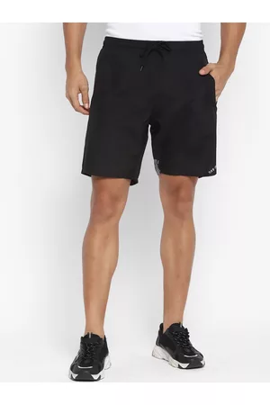 OFF LIMITS Men Black Solid Training or Gym Sports Shorts