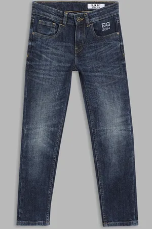 Blue Giraffe Boys Heavy Fade Stretchable Jeans