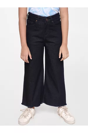 AND Girls Blue Flared Trousers