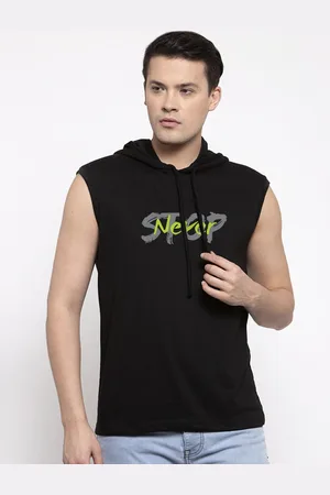 Friskers Men Black Typography T-shirt