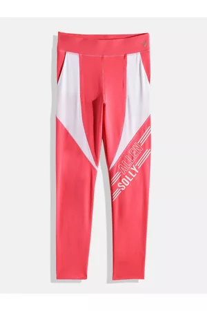 Allen Solly Girls Pink Printed Leggings