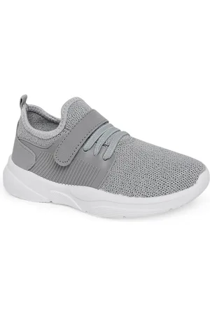 Pantaloons Girls Grey Running Non-Marking Shoes