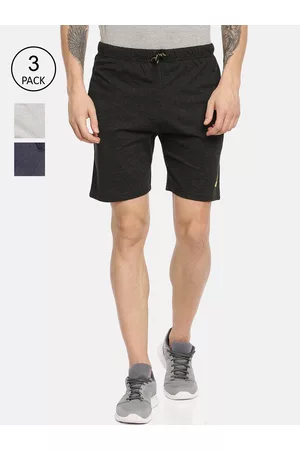 Ardeur Men Pack of 3 Solid Sports Shorts