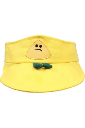 FabSeasons Unisex Kids Yellow Caps