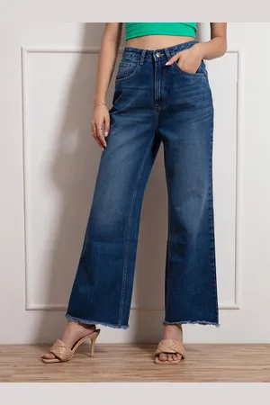 20Dresses Women Light Blue Wide Leg Jeans