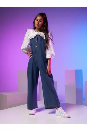 Angel & Rocket Girls Blue Basic Jumpsuit