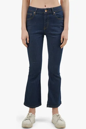 Benetton Women Navy Blue Jeans