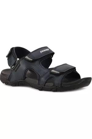 POWER Men Blue Solid Sports Sandals