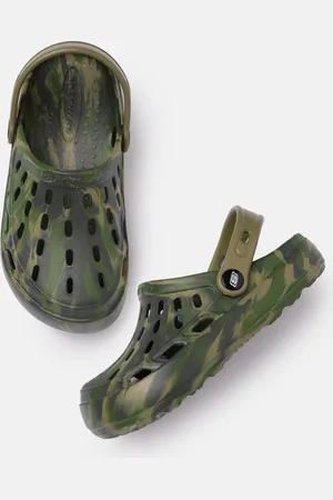 Skechers Boys Olive Green Printed SWIFTERS - SHORE BLAST Clogs