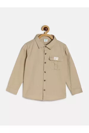 MINI KLUB Boys Beige Casual Shirt