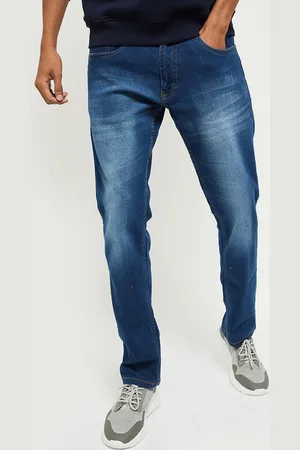 Max Collection Men Blue Heavy Fade Jeans