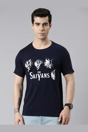 Bushirt Men Navy Blue Typography Printed T-shirt