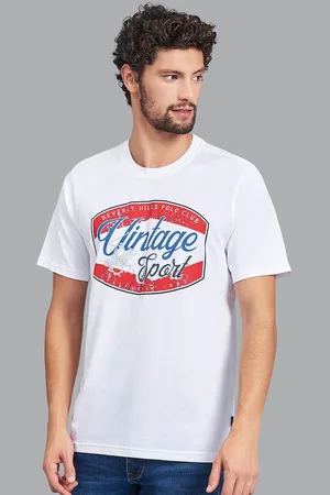 Beverly Hills Polo Club Men White Typography Printed T-shirt