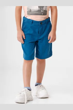 KATE & OSCAR Boys Mid Rise Pure Cotton Casual Shorts