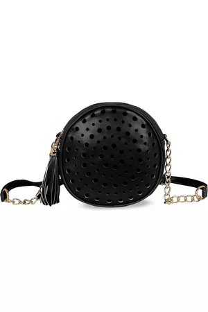 KLEIO Cut-Out Detail Round Cross Body Sling Bag