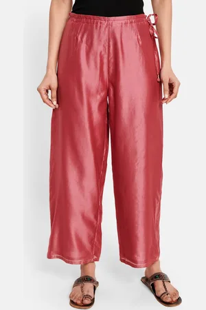 Fabindia Women Pink Trousers