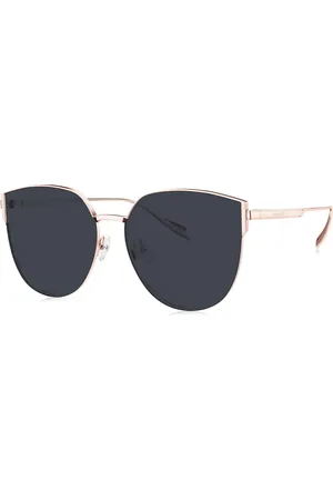 Buy Bolon Dark Blue Chelsea Polarized Round Sunglasses for Women