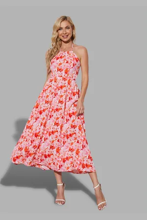 JC Collection WOMEN Multicoloured Floral Midi Dress