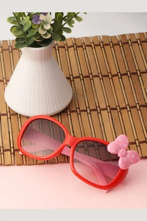 PASSION PETALS Girls Pink Lens & Red Wayfarer Sunglasses 11-8redsunglasses
