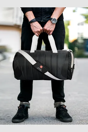 Swiss Military Black Solid Duffel Bag