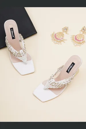 Sherrif Women White Party Stiletto Heels