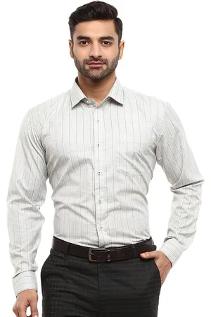 V-Mart Men Green Grid Tattersall Checks Checked Formal Shirt