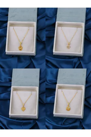 Brandsoon Set Of 4 Gold-Plated Brass Chain