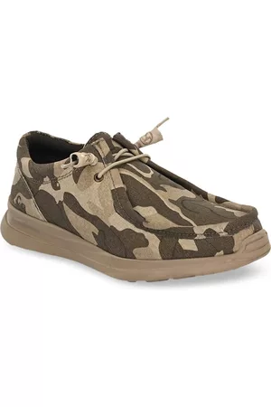 CARLO ROMANO Men Khaki Printed Derbys